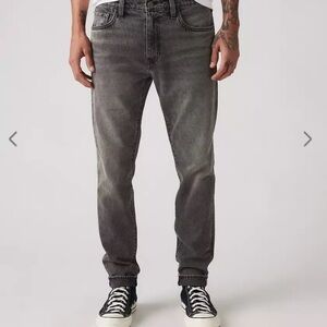 Levi's 512 Slim Taper Fit Jeans Men's 32x32 Grey Faded Denim Stretch